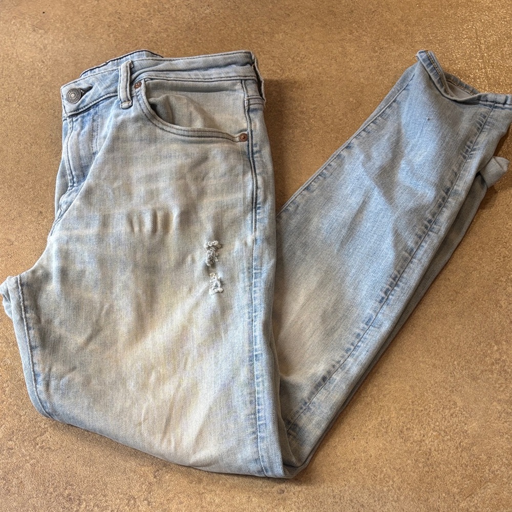 American Eagle Outfitters Light Blue Men's Skinny Jeans